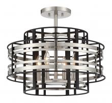 Minka Metropolitan N7983-420 - Presten - 4 Light Semi Flush