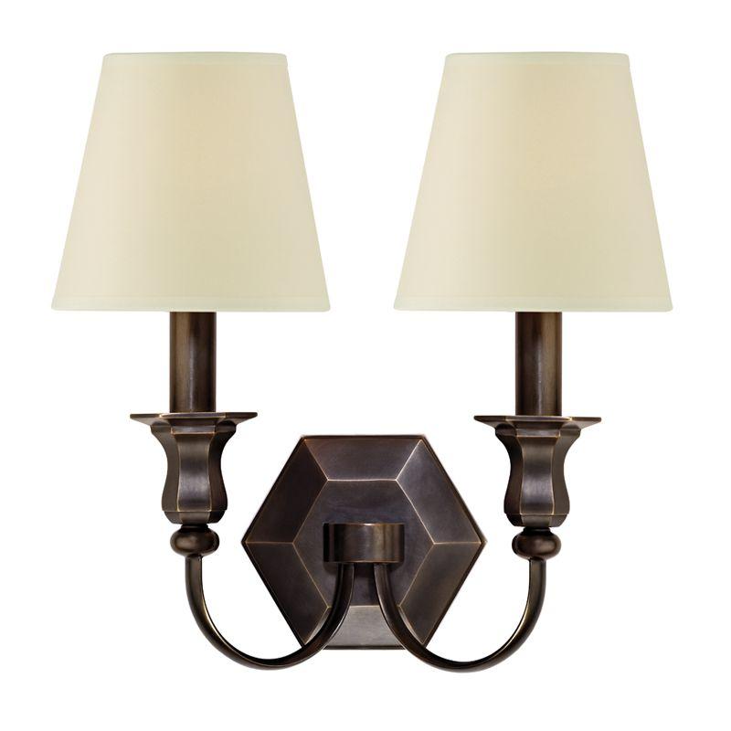 2 LIGHT WALL SCONCE