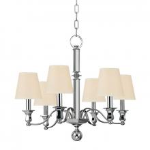 Hudson Valley 1416-PN - 6 LIGHT CHANDELIER