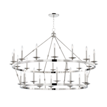 Hudson Valley 3228-PN - 28 LIGHT CHANDELIER