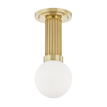 Hudson Valley 5106-AGB - 1 LIGHT SEMI FLUSH