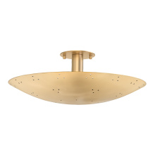 Hudson Valley 8718-VB - BERN Flush Mount