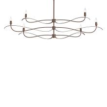 Hubbardton Forge 136352-SKT-MULT-05 - Willow 6-Light Large Chandelier