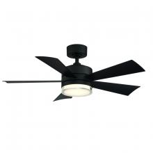 Modern Forms US - Fans Only FR-W1801-52L-35-MB - Wynd Downrod Ceiling Fan