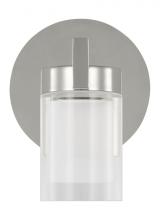 Visual Comfort & Co. Modern Collection KWWS19927N - Kelly Wearstler Esfera 1-light dimmable LED small sconce with polished nickel finish