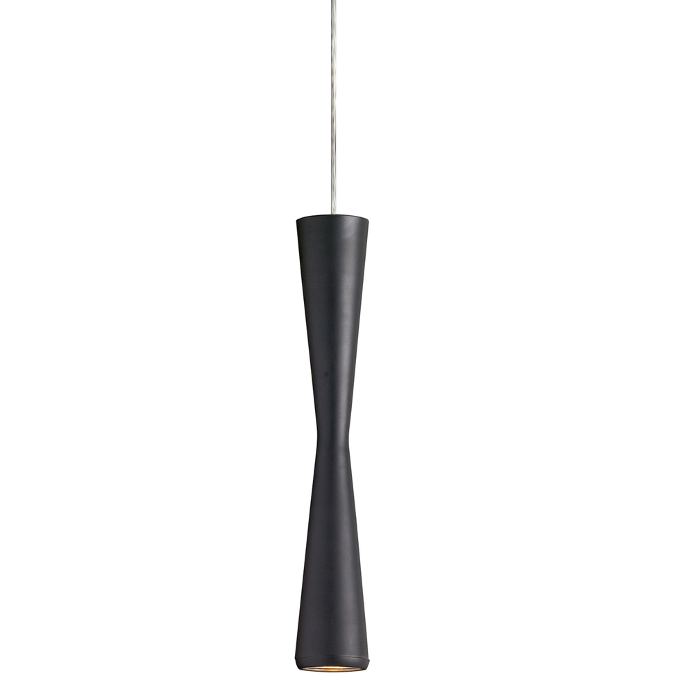 5 Watt LED Pendant, Matte Black Finish