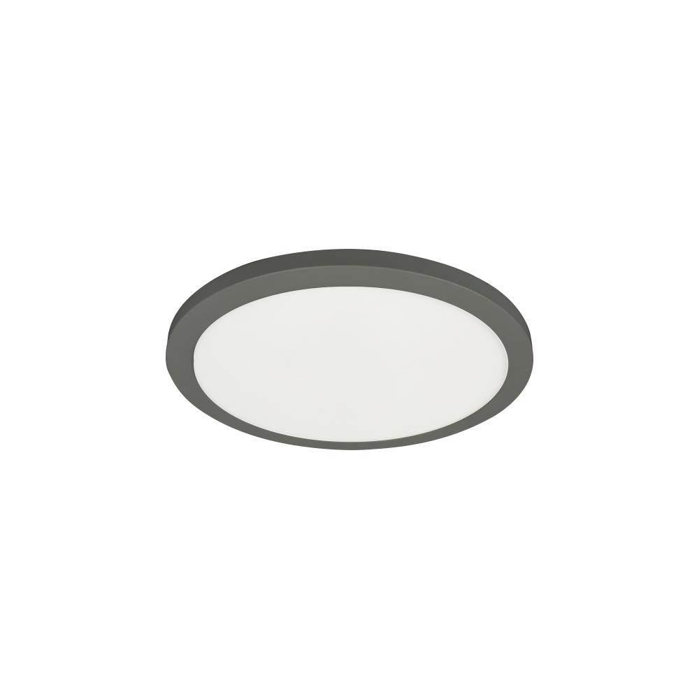 20W Matte Black Flush Mount 5CCT