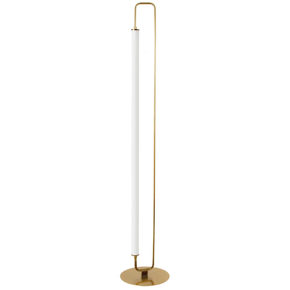 32W Floor Lamp, AGB w/ WH Acrylic