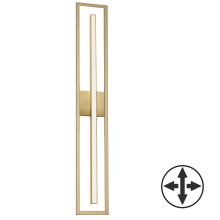 Dainolite ARL-2818LEDW-AGB - 18W Aged Brass Vanity