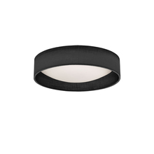 Dainolite CFLD-1114-2406 - 11" Flush Mount, BK/CLR shade