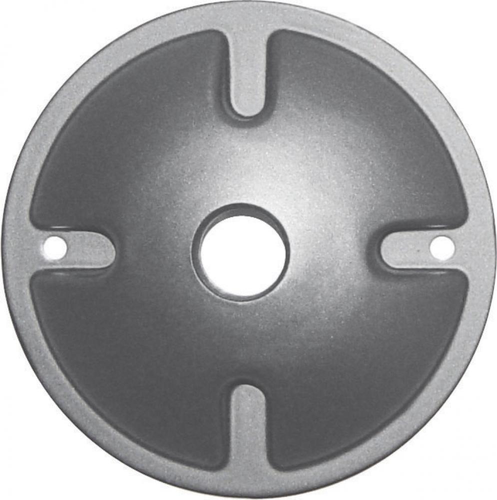 1 - Light Die Cast Mounting Plate - Light Gray Finish