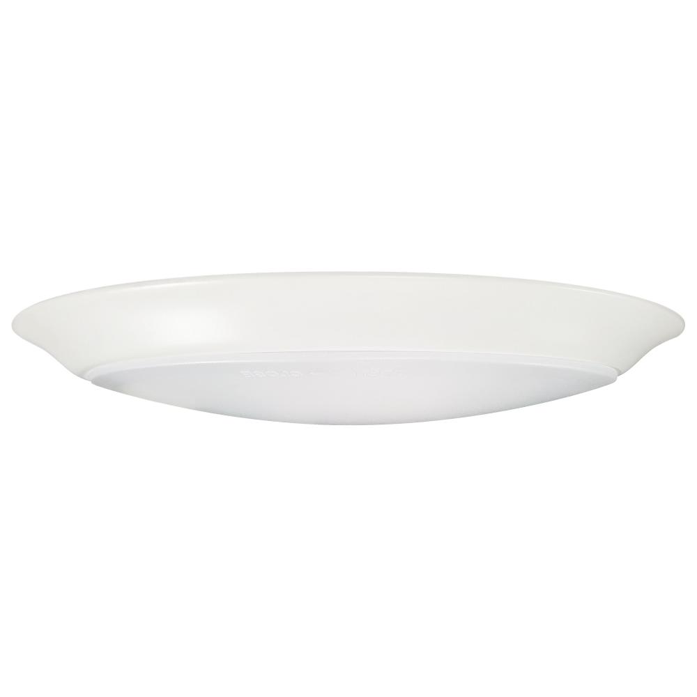 9.5 Watt; 10 Inch LED Disk Light; White Finish; CCT Selectable