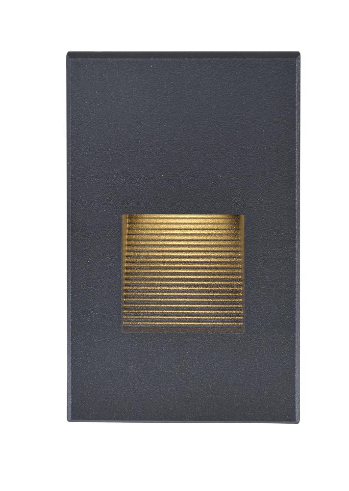 LED Vertical Step Light - 3W - 3000K - Bronze Finish - 277V