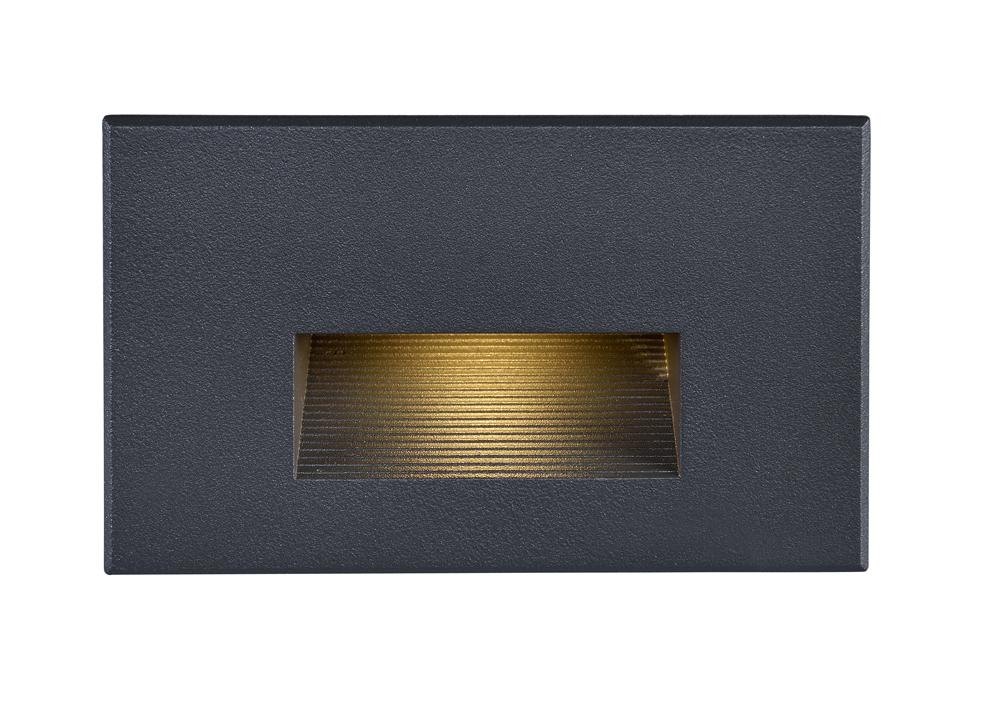 LED Horizontal Step Light - 5W - 3000K - Bronze Finish - 120V