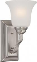 Nuvo 60/5591 - Elizabeth - 1 Light Vanity with Frosted Glass - Brushed Nickel Finish
