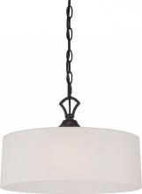Nuvo 60/5698 - 1-Light Pendant Light Fixture in Sudbury Bronze Finish with Frosted Glass