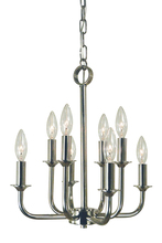 Framburg 4986 PN - 8-Light Polished Nickel Boulevard Chandelier