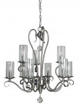 Framburg 5029 BN - 9-Light Ilsa Dining Chandelier