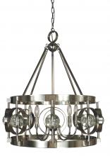 Framburg 5035 PN - 5-Light Ephemeris Dining Chandelier