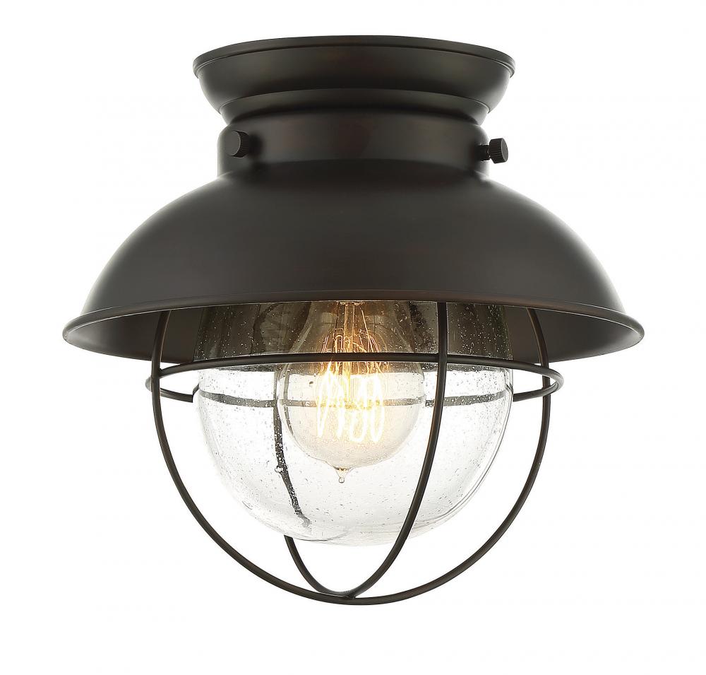 1-Light Ceiling Light in Oil Rubbed Bronze