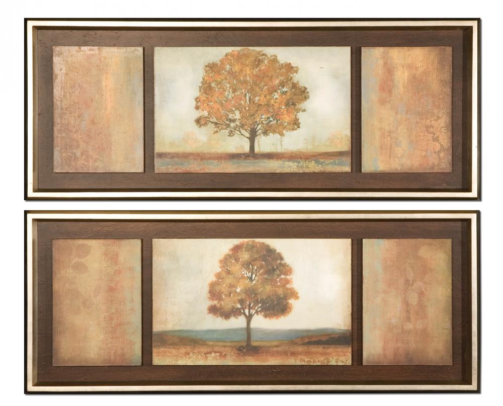 Elusive Treescape Framed Art Set/2