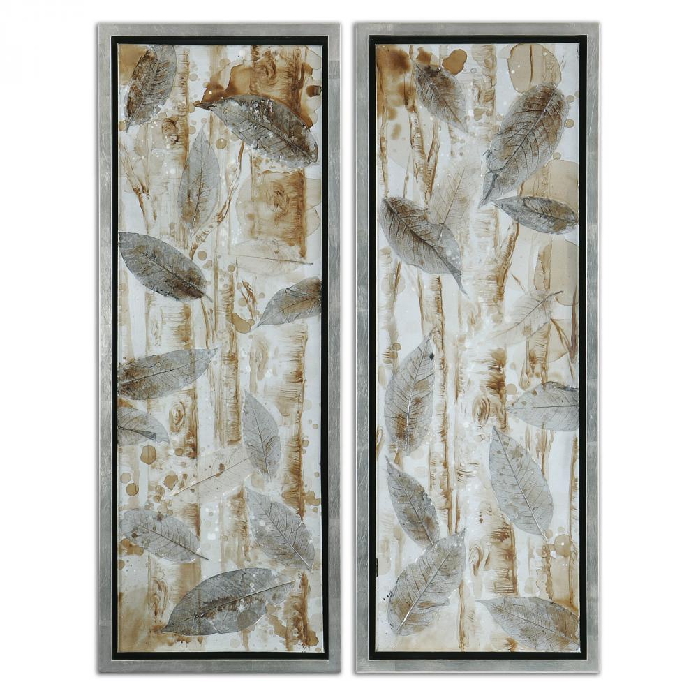 Uttermost Pressed Leaves, S/2