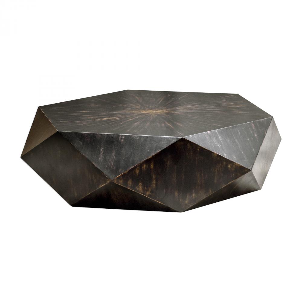 Volker Worn Black Coffee Table