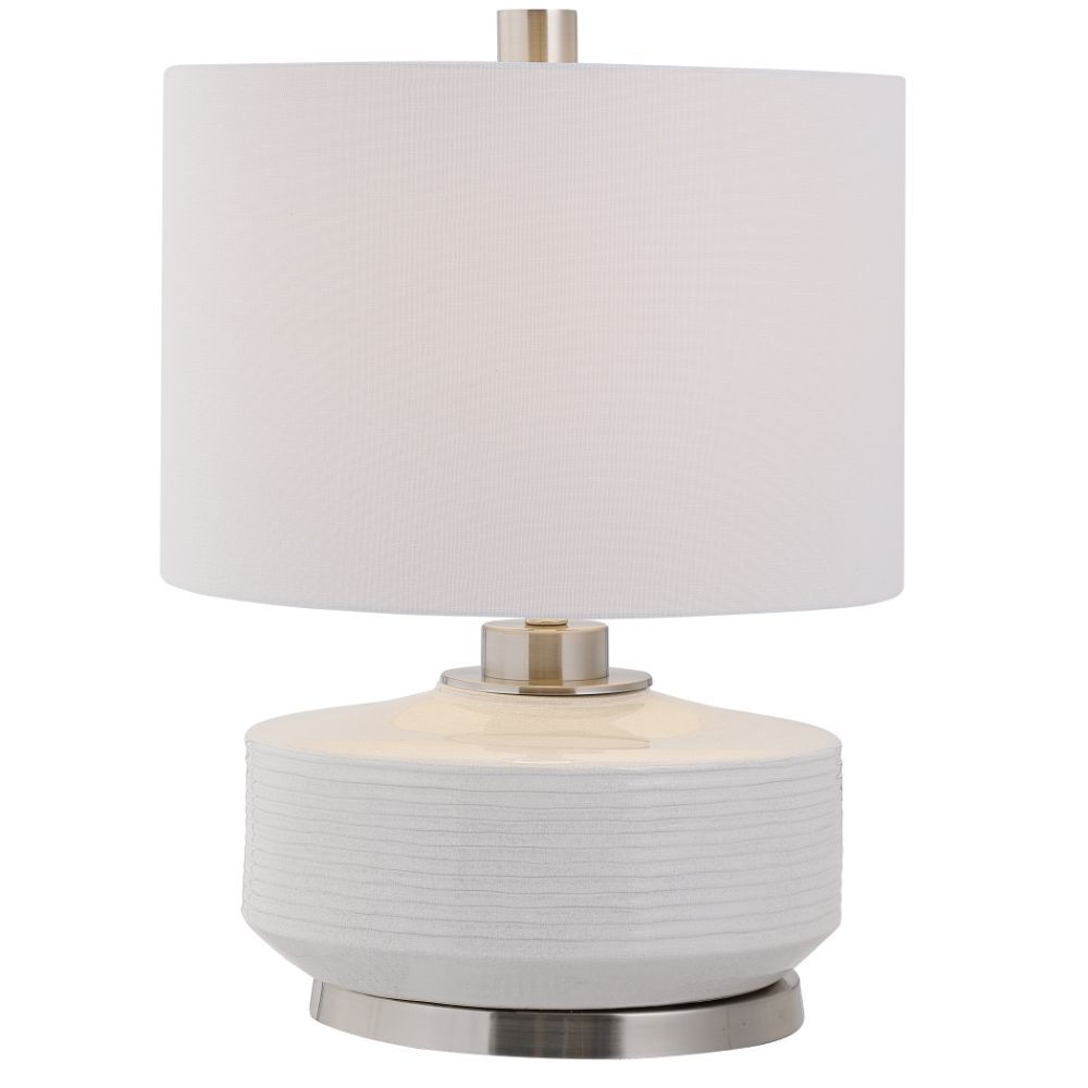 Uttermost Sailor Stripe White Table Lamp