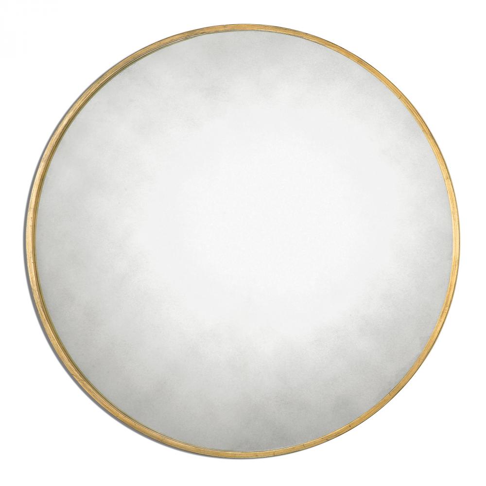 Junius Round Gold Mirror