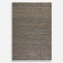 Uttermost 71001-5 - Uttermost Tobais 5x8 Rescued Leather & Hemp Rug