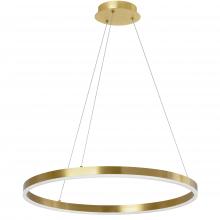 Dainolite CIR-2434C-5CCT-AGB - 34W Colour Temperature Changing Chandelier, Aged Brass with White Acrylic Diffuser