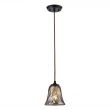 ELK Home 46000/1 - Darien 1 Light Pendant In Oiled Bronze And Mercu