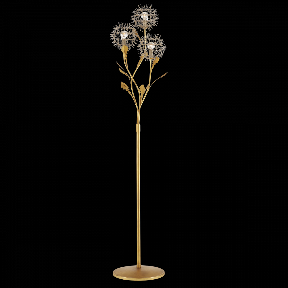 Dandelion Silver & Gold Floor Lamp