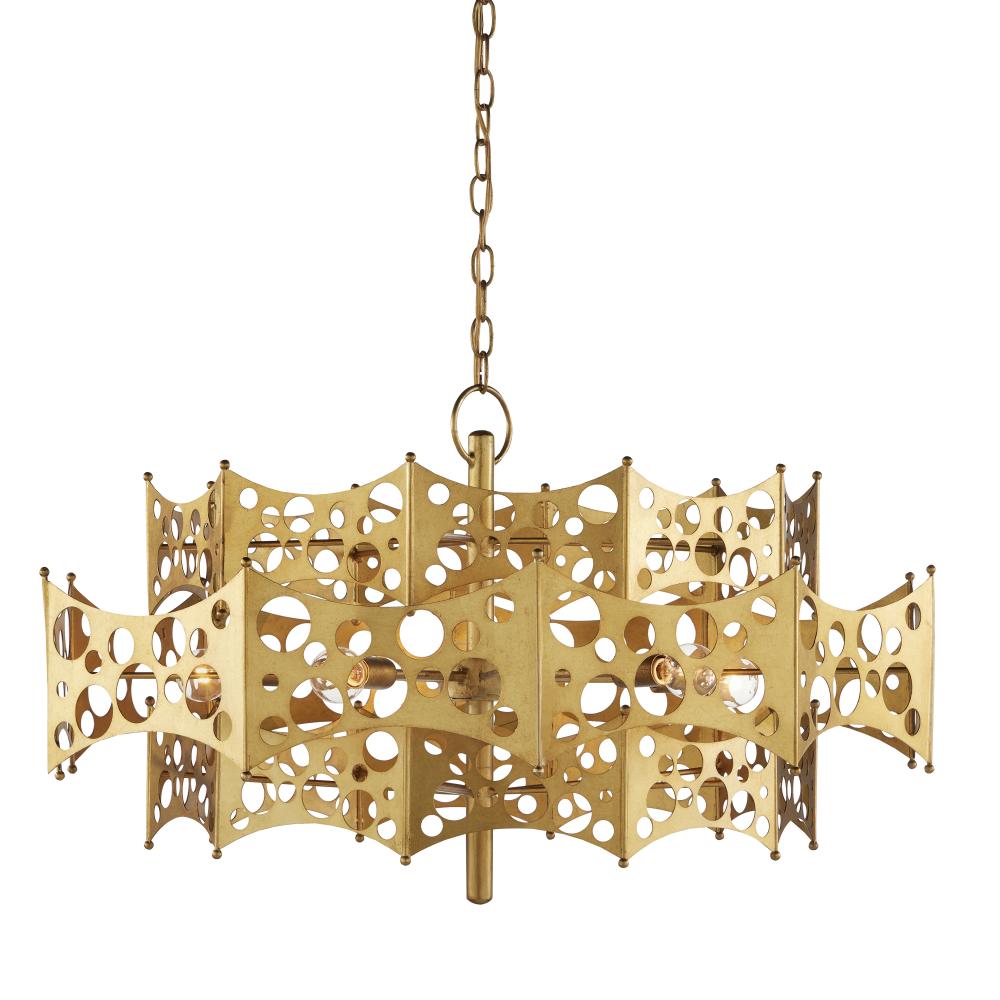 Emmental Gold Chandelier