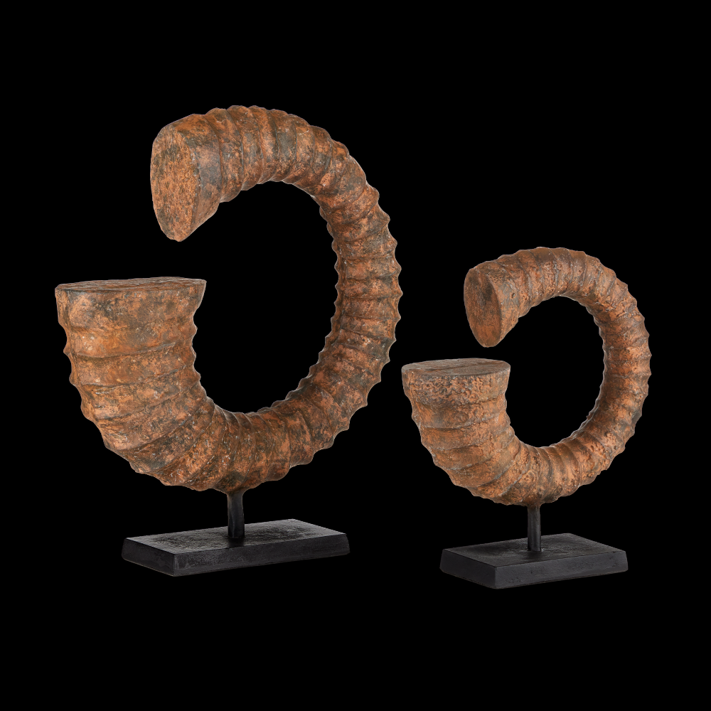 Faux Horn Set of 2