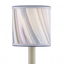 Currey 0900-0018 - Marble Lavender Paper Drum Chandelier Shade