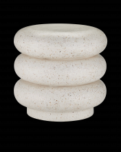 Currey 2000-0044 - Cusani Ivory Terrazzo Stool